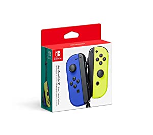 Nintendo Switch Joy Con Set Blau/Neongelb verkaufen